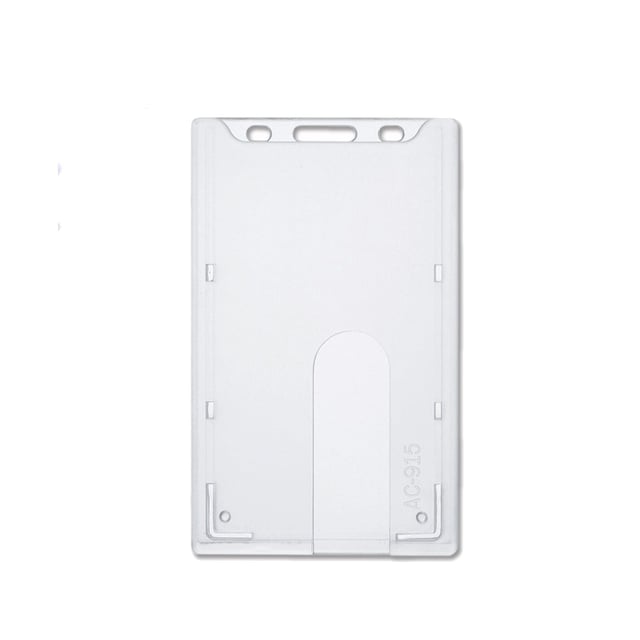 Top Load Rigid Clear Vertical Badge Holder (AC-915)