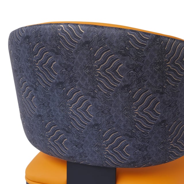 Modern Curved Back Upholstered Side Chair (Set of 2)