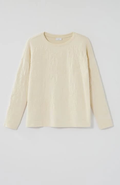 Collared Short-Sleeve Sweatshirt