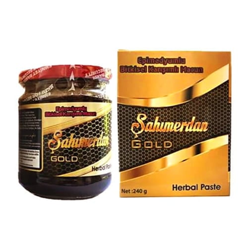 Turkish Macun With Epimedium Herbal Paste - Sahmerdan Gold Premium 240g (8.46oz) • Grand Bazaar Istanbul