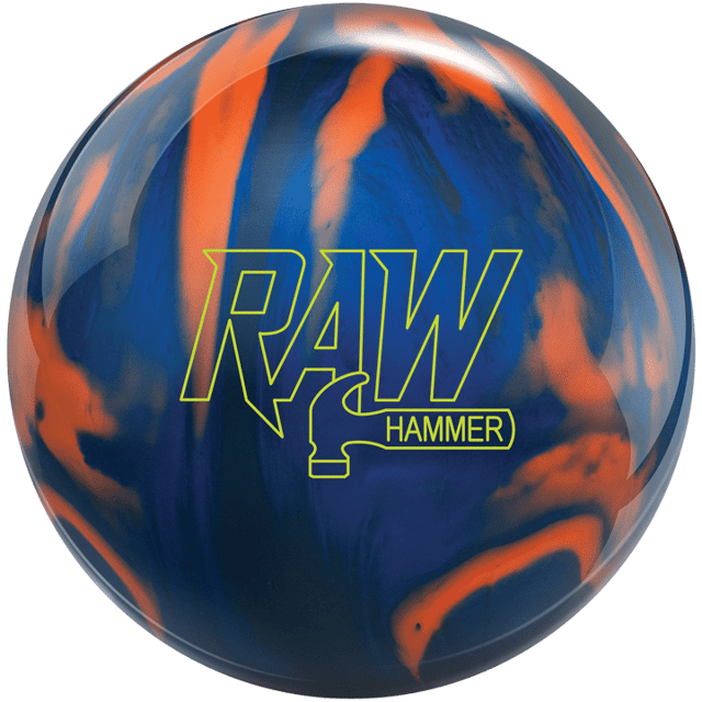 Hammer Raw Hammer Blue Black Orange Bowling Ball | BowlersMart