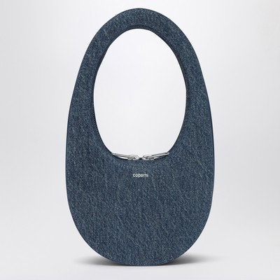 Mini denim Swipe Bag