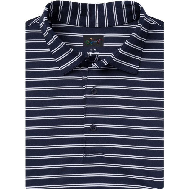 Railroad Stripe Polo