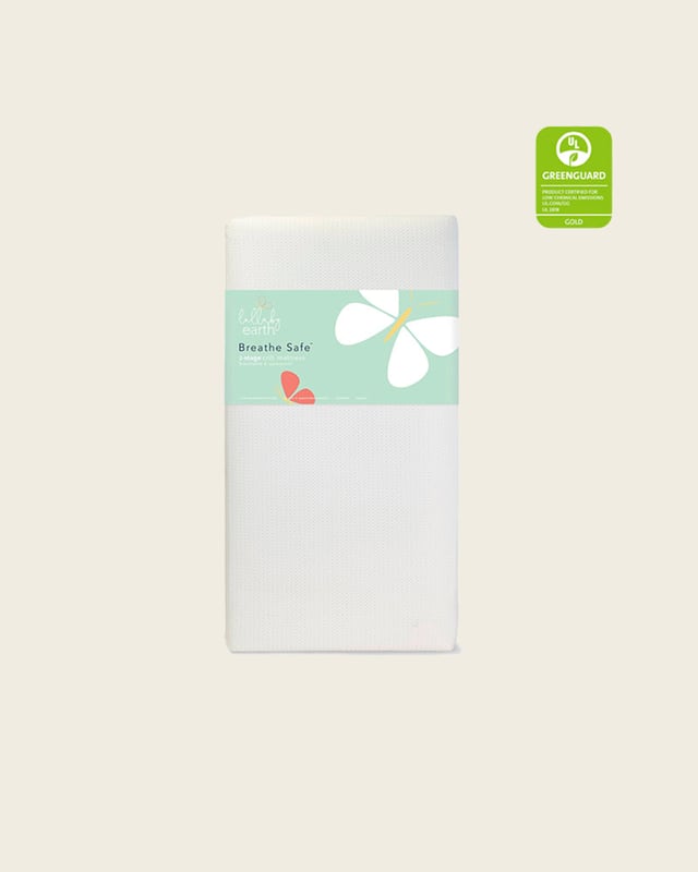 Lullaby Earth Breathe Safe Full Crib Mattress with Washable Cover