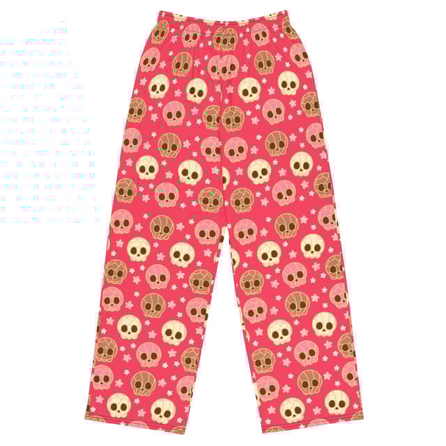 Mis Conchitas Calaveras wide-leg Pijama Pants
