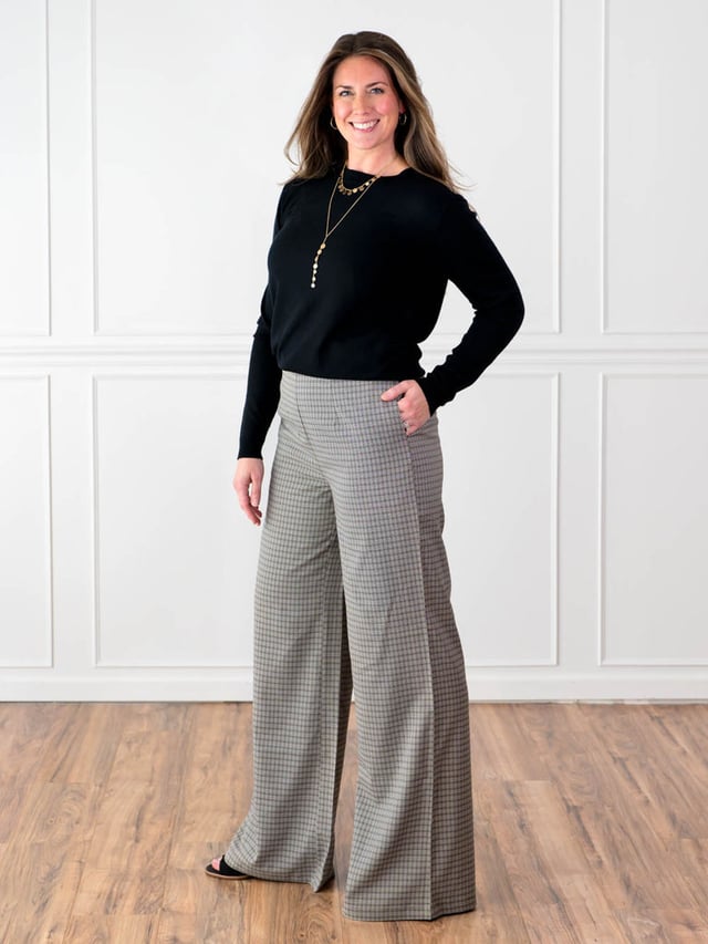 Avery Tall Plaid Pant