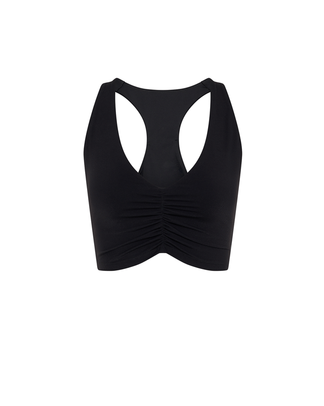 TRAIN BRA TOP BLACK