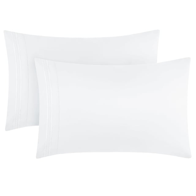 Iconic 2-Piece Microfiber Pillowcase Set (Light Colors)