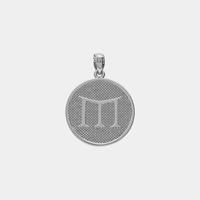 Empire Pendant - White Gold