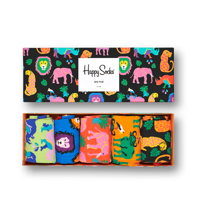 5-Pack The Big Five Socks Gift Set