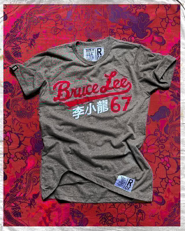 Bruce Lee '67 Grey Tee