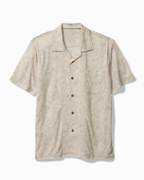 Big & Tall Vista Mar Leaf It To Me IslandZone Camp Shirt