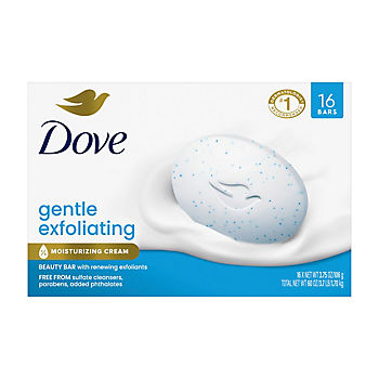 Dove Exfoliating Beauty Bar, 16ct