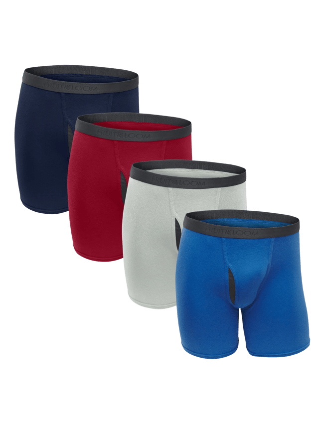 Fruit of the Loom Men's Premium CoolZone® Boxer Briefs, Assorted 4 Pack