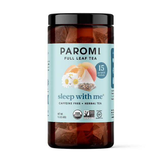 Organic Sleep With Me Herbal Tea, Caffeine Free, in Pyramid Tea Bags