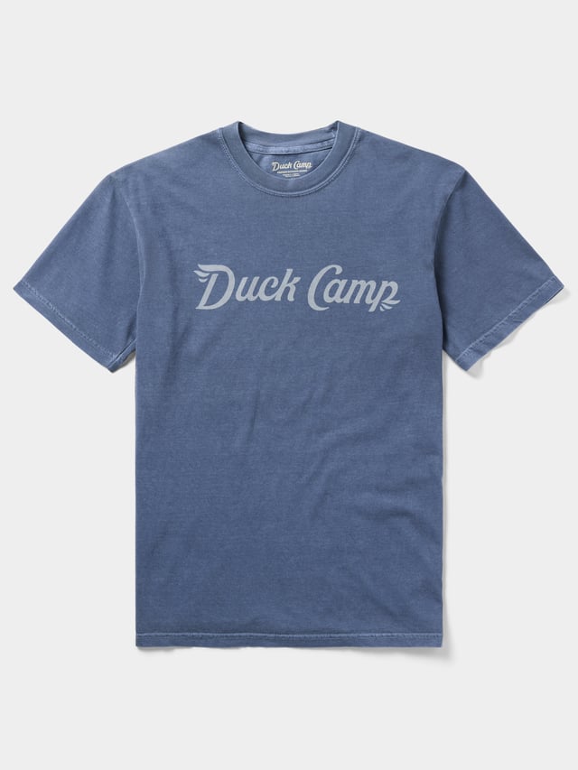 Duck Camp Logo Tee - Dark Denim