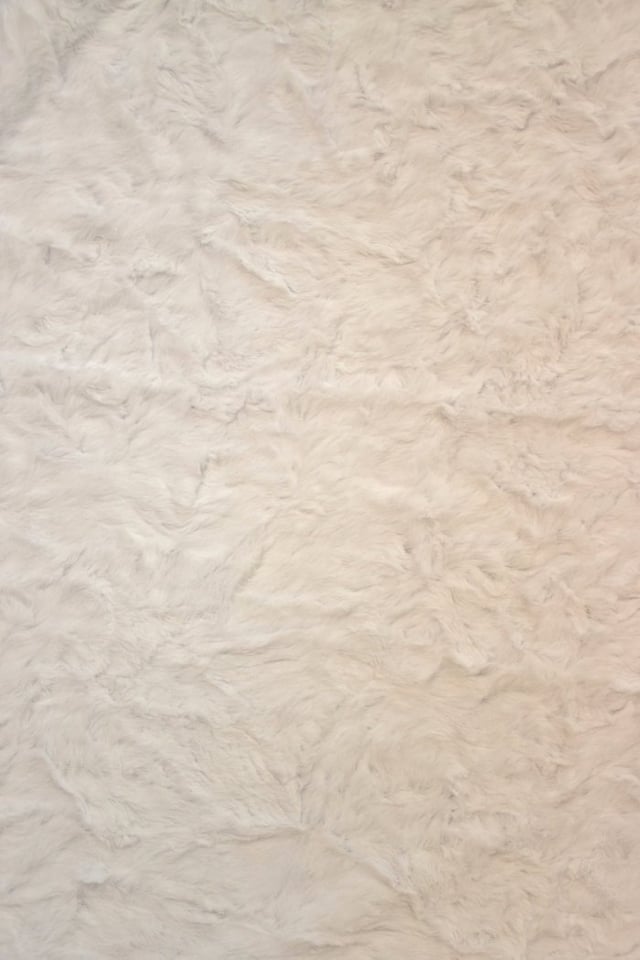 Snowdrift White Minky Faux Fur Fabric