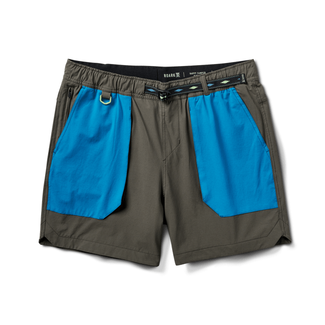 Happy Camper 16" Shorts - Charcoal