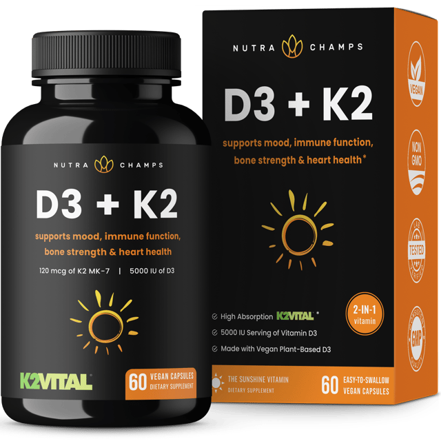 Vitamin D3 + K2
