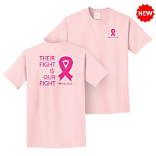 Port and Company Beach Wash Garment-Dyed T-Shirt - Breast Cancer Awareness (1PC)
