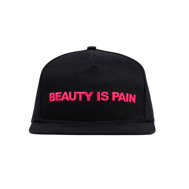 BEAUTY IS PAIN HAT by GOLF WANG