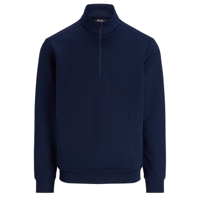 RLX Quilted Double Knit Sweatshirt Refined Navy