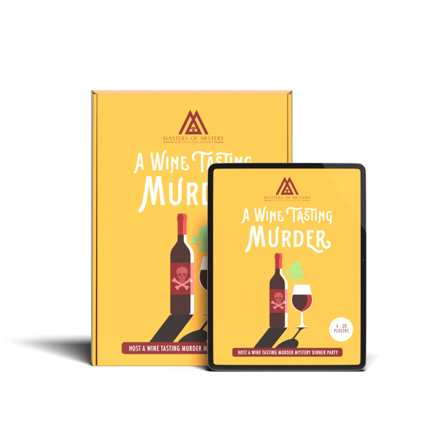 A Wine Tasting Themed Murder Mystery Game Kit