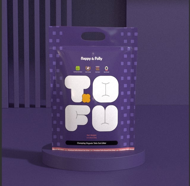 Clumping Organic Tofu Cat Litter