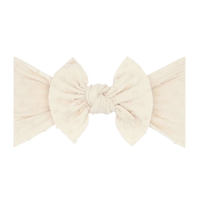 PATTERNED SHABBY KNOT: oatmeal / oatmeal dot