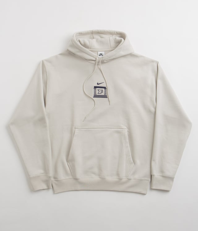 Nike SB Veikos Hoodie - Light Bone / Midnight Navy