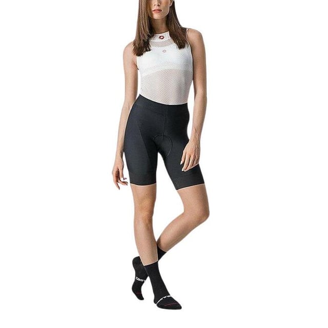 Castelli Prima Womens Shorts Black/Dark Grey