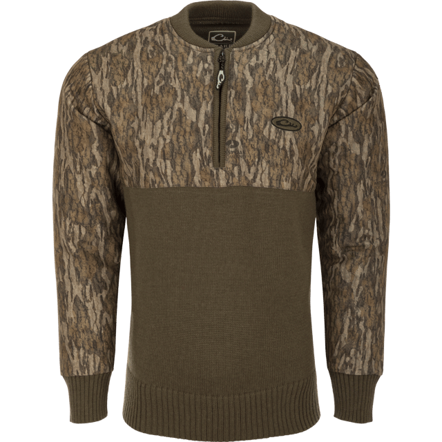 Camo 1/4 Zip Under Wader Sweater