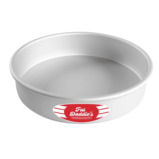 Fat Daddio's Aluminum Round Cake Pan, 2" Deep - Size: 3 Inch