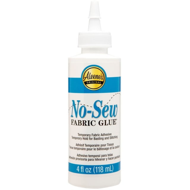 Aleene's No Sew Temporary Fabric Glue - 4 Oz