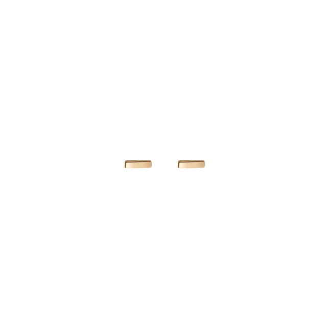 Mini Gold Bar Earring