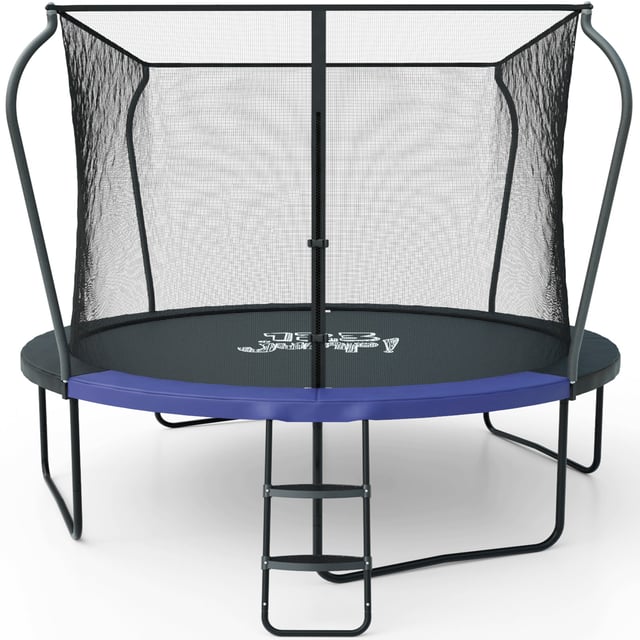 123Jump Round Trampoline with Ladder