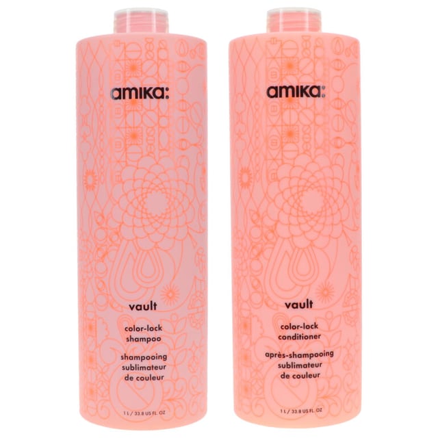 Amika Vault Color-lock Shampoo 33.8 oz & Conditioner 33.8 oz Combo Pack | LaLa Daisy