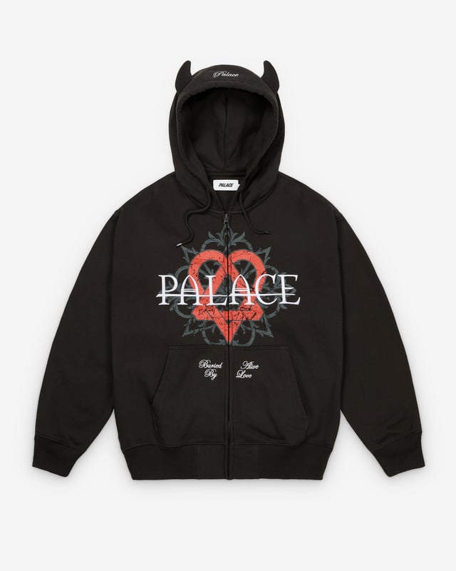 Palace - Men's Tri-Gram Hood - (Black)