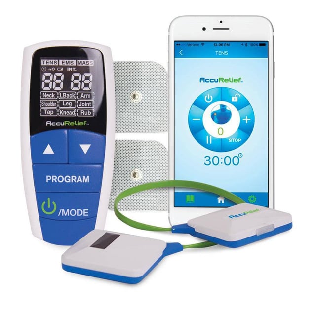 AccuRelief™ Wireless Pain Relief Device With Remote and Mobile App