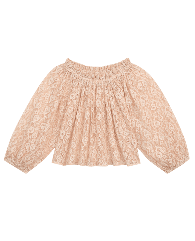 The Prim Top. -- Vintage Blush
