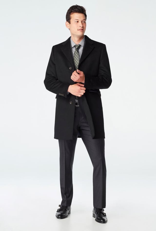 Heartford Navy Overcoat