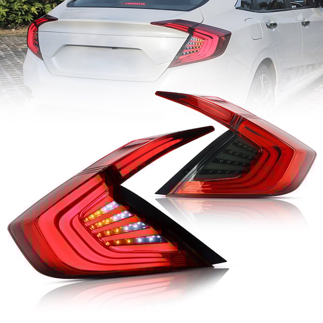 16-22 Honda Civic 10th Gen Sedan Vland LED Tailgate Bumper Lights