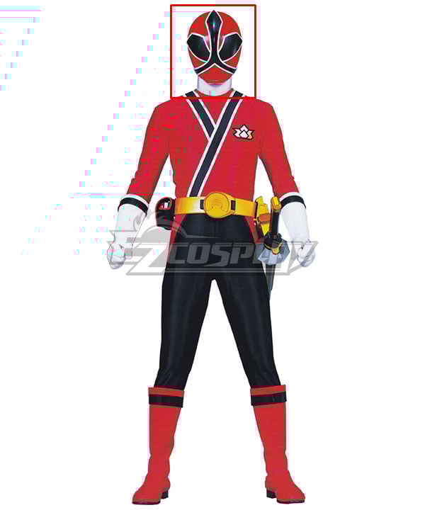 Power Rangers Samurai Red Samurai Ranger Helmet 3D Printed Cosplay Accessory Prop