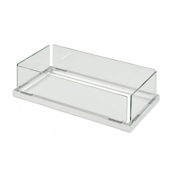 Folding Glass Guard & Burner Cover for 12" X 24" Burner