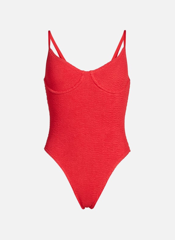 Maillot 1 pièce texturé Gracie | Rose