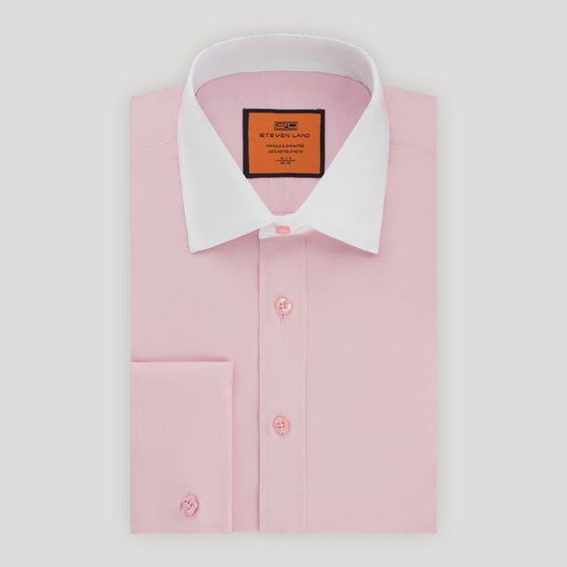 Poplin | French Cuff | 100% Cotton | Pink