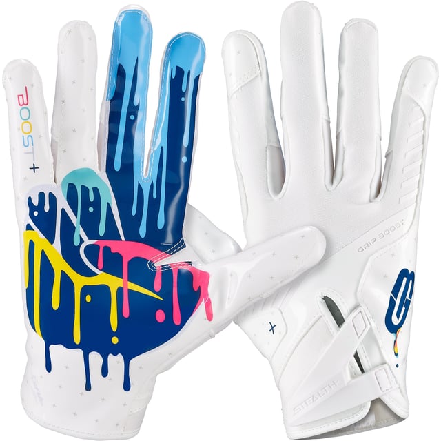 Grip Boost Peace Stealth 6 Boost Plus Youth Football Gloves - Crucial Catch