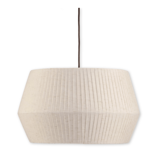 Lampe suspendue en lin 