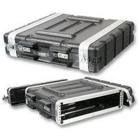 19" Case, Flight, Stackable, ABS, Stackable, 140 mm, 558.8 mm, 571.5 mm
