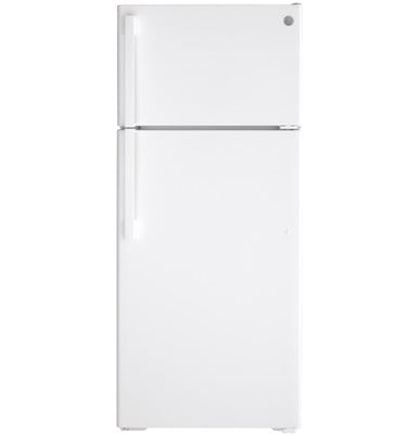 GE® ENERGY STAR® 17.5 Cu. Ft. Top-Freezer Refrigerator|^|GIE18GTNRWW